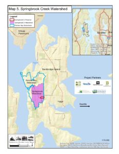 Map 5 Springbrook in Puget Sound - Bainbridge Island Land Trust